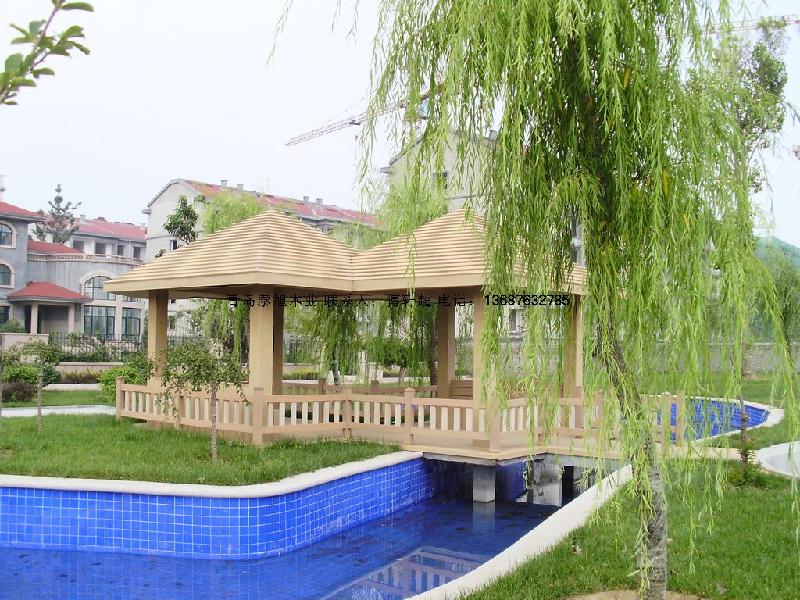 青島萊西木塑涼亭機(jī)構(gòu)圖片