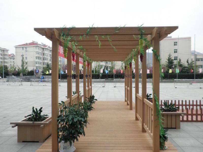 供應(yīng)青島黃島區(qū)室外走廊花架制作