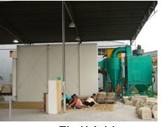 供應(yīng)鋼結(jié)構(gòu)金屬噴砂房