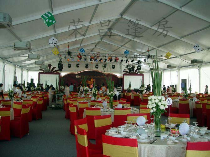 餐飲宴會(huì)篷房與尖頂篷房-貴陽大棚圖片