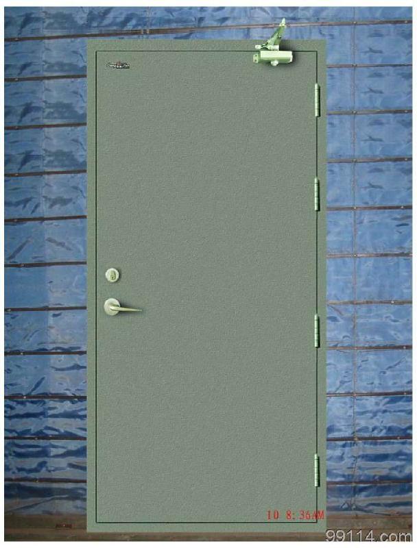 鋼制防火門白鋼樓宇門圖片