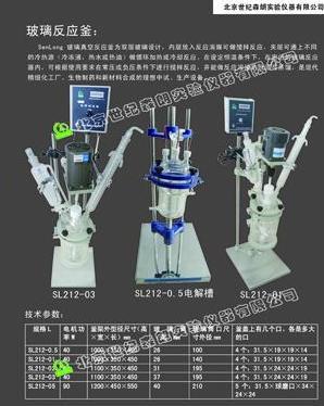 SL21220雙層玻璃反應(yīng)釜圖片