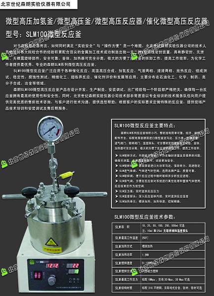 SLM微型磁力高压反应釜图片