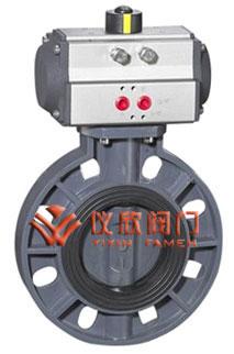 氣動(dòng)塑料蝶閥廠圖片