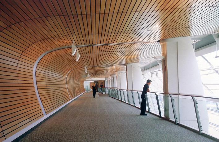 生態(tài)木長城板弧形造型圖片