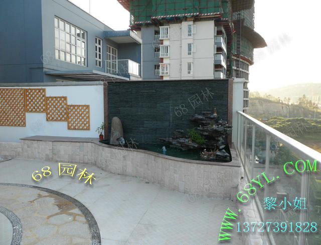 供應(yīng)陽臺花園景觀設(shè)計(jì)/假山魚池設(shè)計(jì)/花園設(shè)計(jì)/陽臺假山景觀設(shè)計(jì)