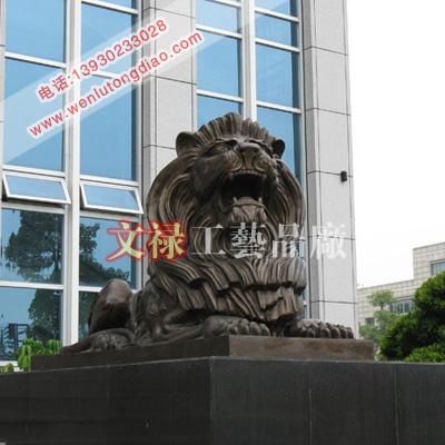 供應銅獅子鑄銅獅子故宮獅子雕塑定做大型銅獅子廠家