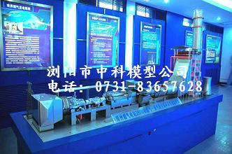 供應(yīng)湖南600MW機(jī)組火力發(fā)電廠整體模型，電廠煙氣脫硫整體模型