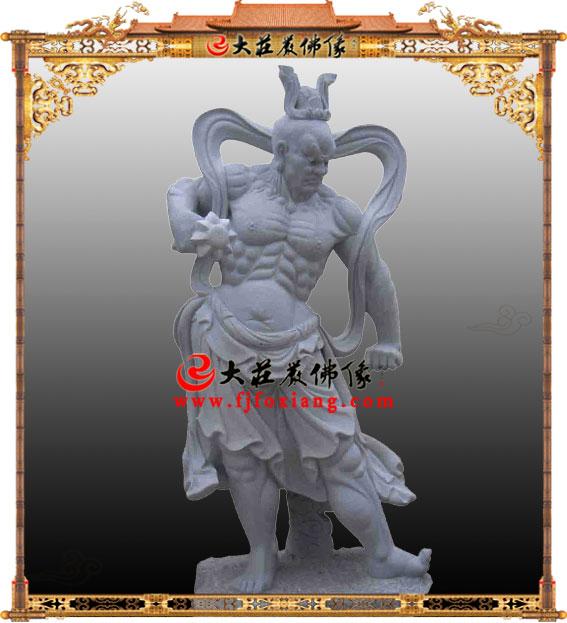 大理石石雕-石雕四大天王像 大理石四大天王 像