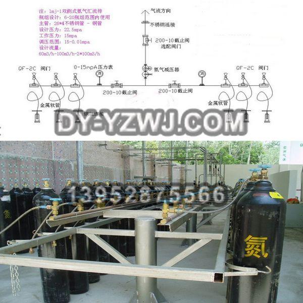 供應(yīng)電廠充氮系統(tǒng)氮?dú)鈪R流排