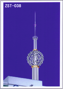 供應(yīng)工藝避雷塔,樓頂裝飾塔,樓頂通訊塔,樓頂造型塔,鋼結(jié)構(gòu)鐵塔