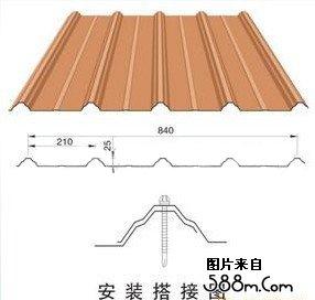 专业生产900型 840型彩钢瓦，金苏欢迎您的订购！图片