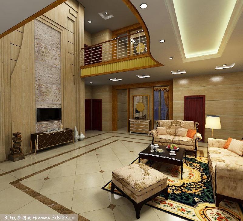 客廳效果圖圖片/客廳效果圖樣板圖 (2)