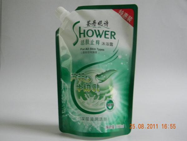 供應(yīng)帶嘴自立洗衣液包裝袋