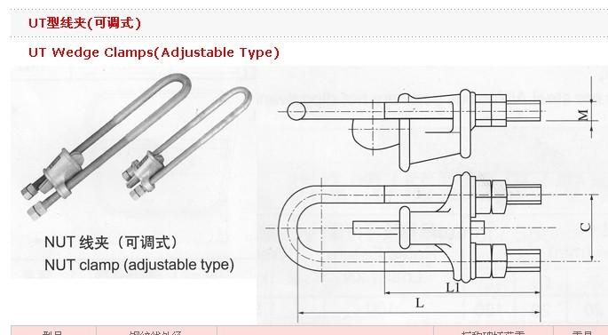 福州市UT型线夹报价图片
