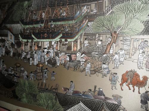 供應手工繡制清明上河圖