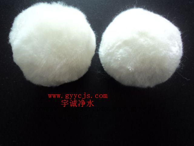 改性纖維球?yàn)V料除油效果圖片