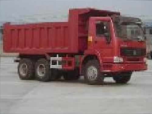 豪沃后雙橋自卸車圖片