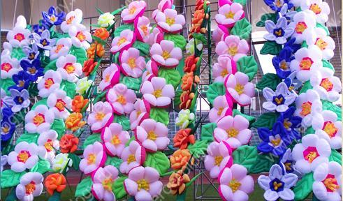 供應(yīng)充氣花朵舞臺(tái)裝飾道具氣模充氣花朵