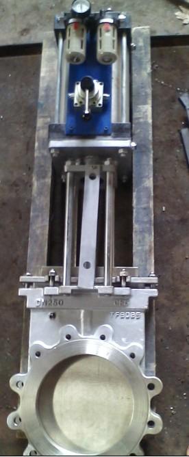 供應(yīng)梅花型氣動刀型閘閥，梅花型不銹鋼刀閘閥