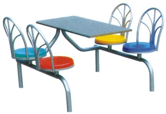 供應(yīng)快餐桌椅，曲木餐桌椅，連體快餐桌椅，連體餐桌椅圖片A46