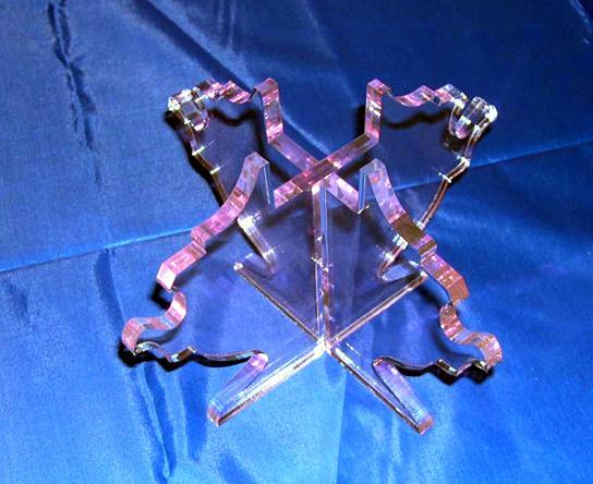 供應(yīng)有機(jī)玻璃燭臺/壓克力/亞克力燭臺