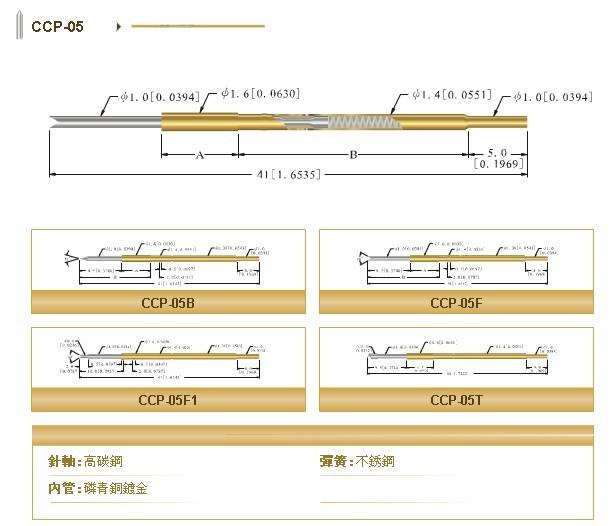 测试针CCP中国探针图片