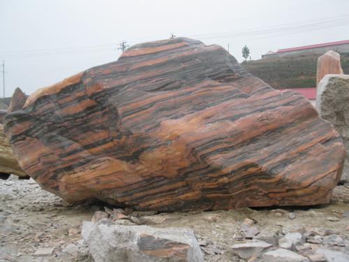 南陽晚霞紅景石景觀石園林石廠家