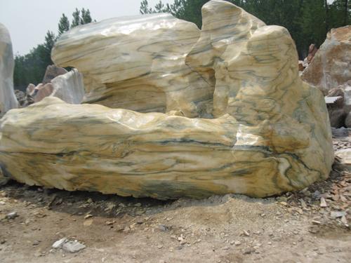 南陽晚霞紅假山園林景觀石批發(fā)