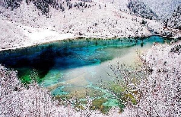 2012冰雪童話世界的九寨溝圖片