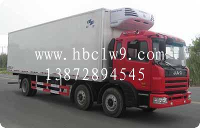 江淮小三軸冷藏車圖片