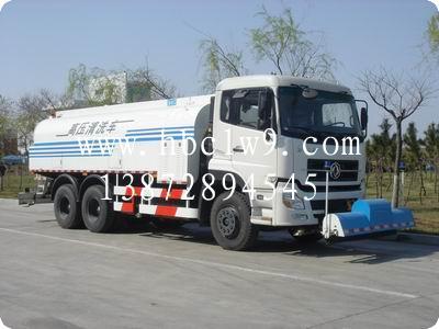 東風天龍后雙橋高壓清洗車圖片