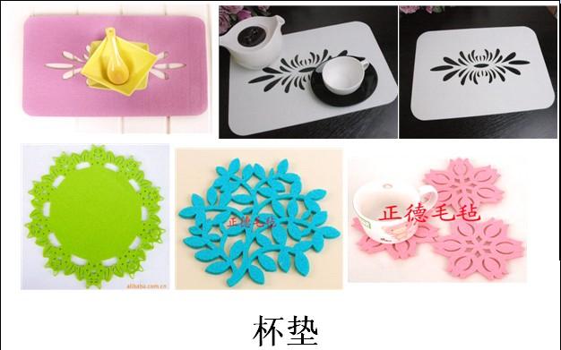 供應(yīng)無紡布毛氈防滑鍋墊