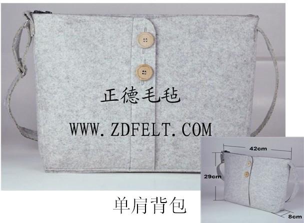 廠家供應(yīng)電腦毛氈包/手提毛氈包/購物毛氈包/定做毛氈包