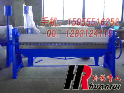 供應(yīng)【環(huán)銳重工-安徽*】手動(dòng)共板折邊機(jī)TDF15mmX2000