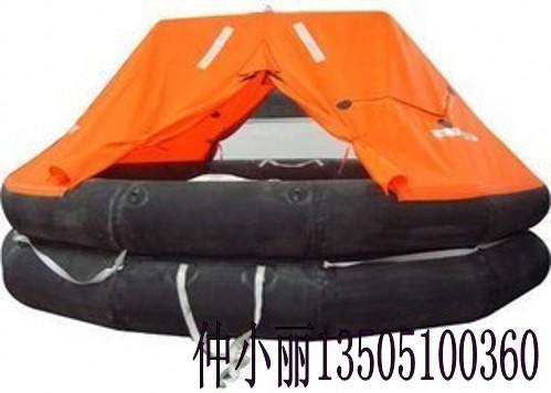 拋投式氣漲救生筏圖片