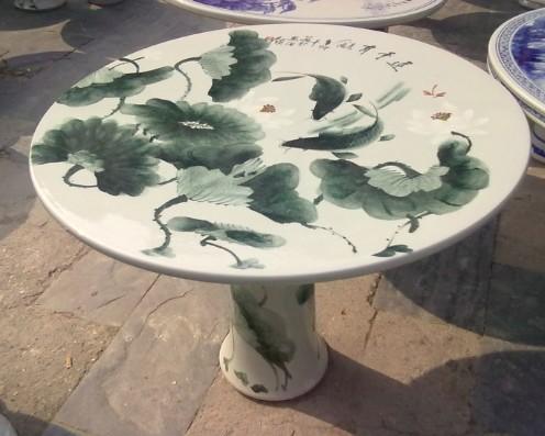 供應(yīng)批發(fā)定做瓷器陶瓷桌子凳子13979889711瓷器陶瓷定做定