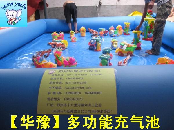 華豫游樂加厚氣密20平方米充氣沙灘池現(xiàn)貨供應(yīng)