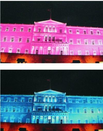 供應(yīng)紅色跟水藍(lán)色城市之光