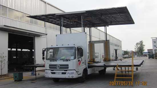 供應江淮雙排舞臺車多少錢