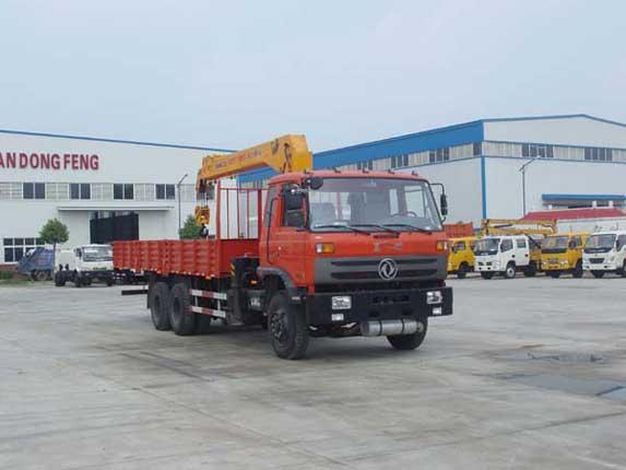 東風(fēng)雙橋自卸車帶10噸吊價格圖片