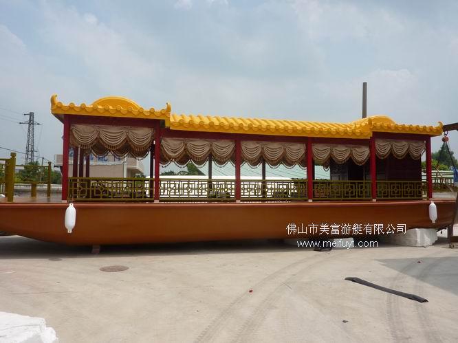 畫舫 豪華仿古船 游覽船 觀光船 玻璃鋼仿古船