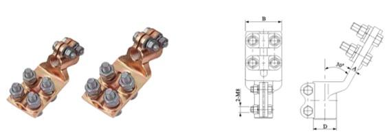 線上金具變壓器用線夾 線上金具變壓器用線夾SBT-12