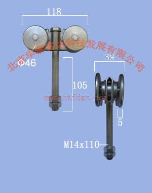 轻型金属平移门吊轮吊轨300图片