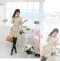 供應(yīng)2012新款春裝蕾絲拼接蝴蝶結(jié)公主裙