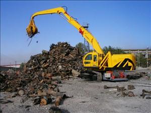 供應(yīng)液壓履帶式抓鋼機抓料機火車卸煤機