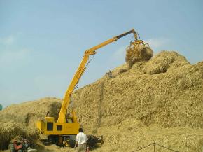 供應(yīng)抓料機(jī)秸稈麥草棉桿木材卸車碼垛
