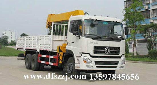 東風(fēng)天龍后雙橋隨車吊圖片