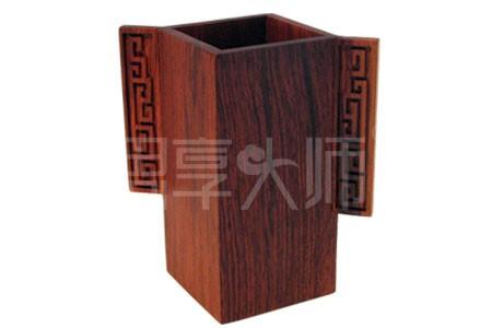 供應(yīng)紅木商務(wù)禮品/辦公用品擺件/花枝木簡(jiǎn)約筆筒
