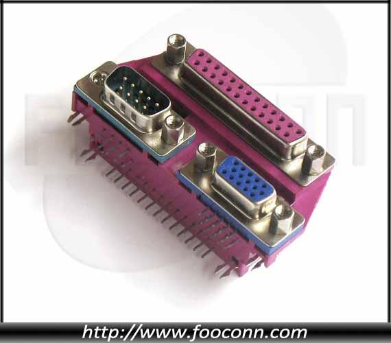 供應(yīng)三層D-SUB連接器/三層VGA連接器/電腦主板VGA連接器